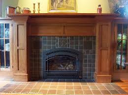 arts and crafts fireplace mantels