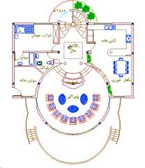 دانلود رایگان نقشه خانه ویلایی تصوير با اندازه اصلي