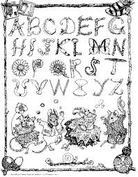 alphabet coloring pictures