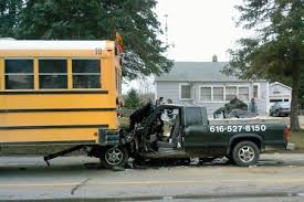 back of a school bus north