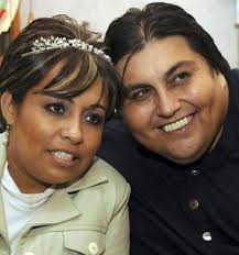 Manuel Uribe and his new bride