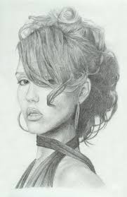 jessica alba drawings