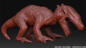 A fantasy creature ZBrush