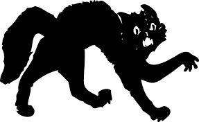 black cat clip art