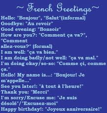 greeting words