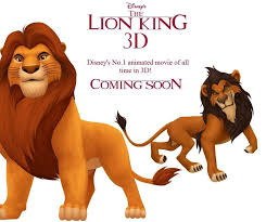 the Lion King movie in 3D