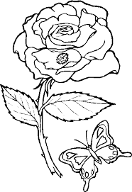 roses coloring pages