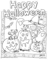 cute halloween coloring pictures