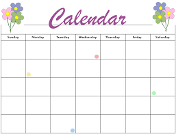 calendar printable