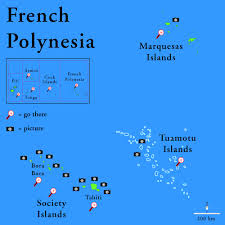polynesian islands map