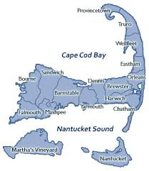 Map of Cape Cod Beaches
