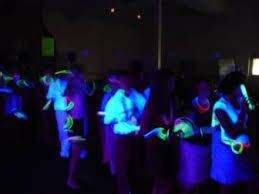 black light party