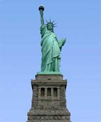 The Statue of Liberty on