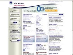 Wachovia Online Banking