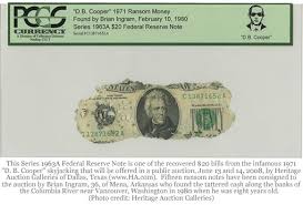 D.B. Cooper Series 1963A $20
