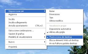 Come mostrare le icone scomparse dal desktop di XP Come mostrare le icone scomparse dal desktop di XP