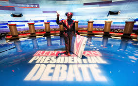Tonight, eight candidates for the GOP nomination debate in Iowa.