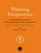 Planning Perspectives cover 
