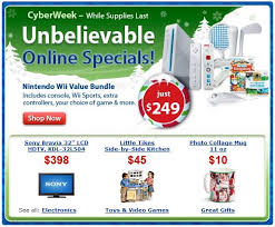 Cyber Monday Sales Deals 2010: