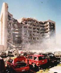 Oklahoma City after a bomb