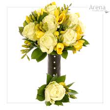 yellow bridal bouquets