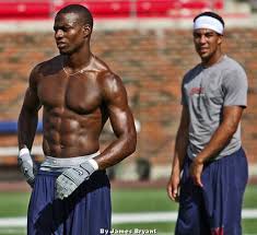 Emmanuel Sanders (left) may