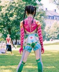 Unique Body Painting for Girl-1