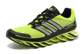Mens Adidas Springblade Green Silver athletic running shoes adidas ...