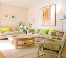 3 Modern Living Room Designs in Fresh Green Color Inspired by ...