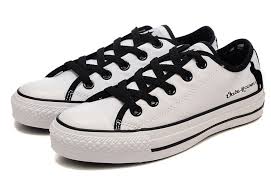 mens and womens Converse canvas shoes white black [sh61es0576 ...