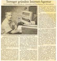 Zeitungsartikel Dirk Krumpholz - Siegener Zeitung - Juni 2000