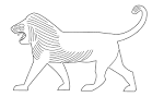 Lion Outline clip art - vector clip art online, royalty free ...
