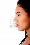 Side profile view of beautiful woman face with clear tanned skin and natural ... - 7635236-side-profile-view-of-beautiful-woman-face-with-clear-tanned-skin-and-natural-makeup-isolated