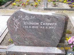 Grab von Wilhelm Caspers (14.11.1932-02.02.2007), Friedhof Rechtsupweg