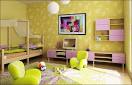 kids interior design ideas | Kids Wall Wood Furniture | Colouring Wall