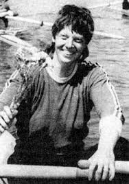 Martina Schröter von der SG Dynamo Potsdam, DDR-Meisterin sowie Silber bei der WM 1979 und 1987, außerdem Bronze bei Olympia 1980 im Frauen-Einer