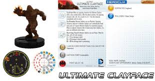 Heroclix Ultimate Clayface (NML003)