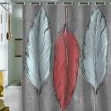 DENY Designs Wesley Bird Feathered Shower Curtain | Wayfair
