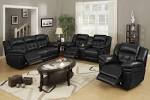 Living Room. Lovely Luxury Black Sofa From Modern Living Room ...