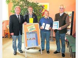 Dr. Karl Breu, Ronald Weber, Siegfried Gebhard und Dr. Andreas Knez. Foto: Preller. Einladung zum Besuch unserer Ausstellung vom 21.04. - 30.04.2012