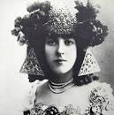 Antique theatre photo postcard, Emilienne d'Alencon, 1900 - 1910 - il_570xN.341349346