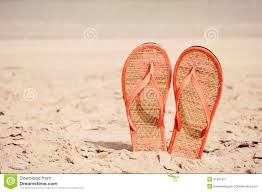 Flip-flops On A Beach Stock Image - Image: 31381921