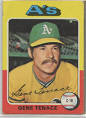 Topps 1975 Baseball Card | Gene Tenace | Oakland A's | Baseballisms.com - Tenace