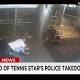 テニスの元スター選手を容疑者と誤認、拘束映像が公開 米 - CNN Japan