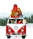 Image result for santa in a red vw