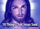 10 Things That Jesus Said - 10-Things-That-Jesus-Said