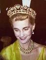Barbara Hutton wearing the Queen Amelie of Portugal Ruby Necklace - barbara-hutton-wearing-the-queen-amelie-of-portugals-ruby-necklace-converted-to-a-tiara