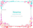 honorine pronunciation