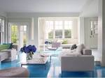 COCOCOZY: DESIGN IDEA: WHITE WALLS, <b>BLUE</b> FLOOR - <b>LIVING ROOM</b> COLOR!