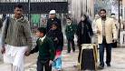Children back to Taliban-hit school after winter break in Pakistan.
